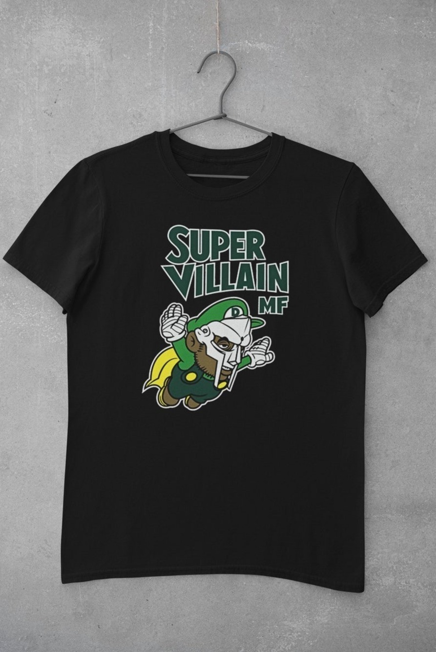 MF Doom Mad Villain T Shirt Black Shirt